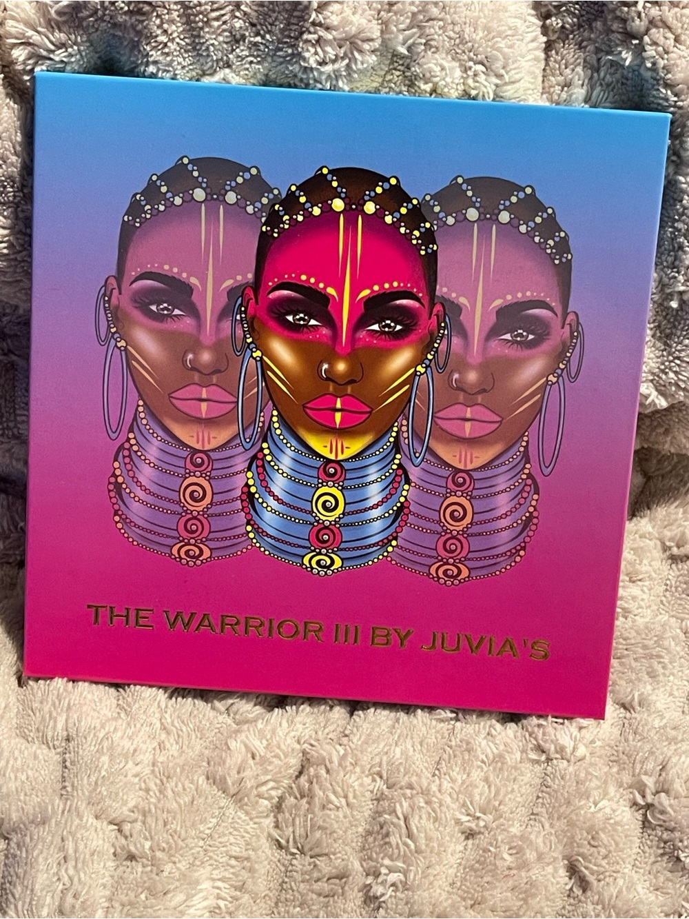 Juvia's Place Warrior III Eyeshadow Palette - Pink, Gold, Blue